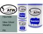Preview: Hyundai, New Silver Metallic, FK: 500ml Lackdose + 500ml Klarlack + 250ml Härter - Set, von ATW Autoteile West.